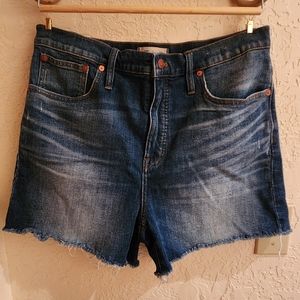 Madewell Highrise Demin Shorts Size 31